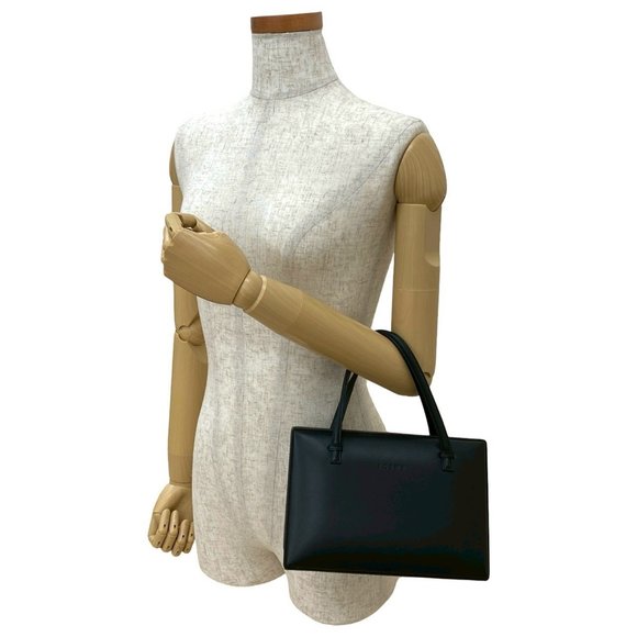 LOEWE logo hardware embossed leather genuine handbag mini tote bag shoulder - Picture 2 of 10